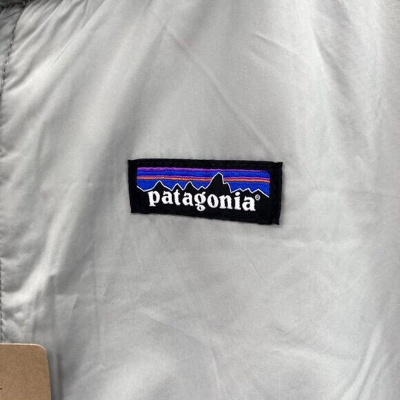 Patagonia Los Gatos Jacket Womens Medium Green Reversible Sherpa Hoodie Outdoors - Picture 3 of 11